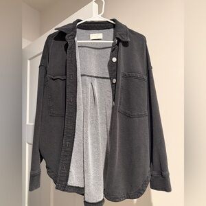 Z Supply Black All Day Knit Jacket